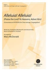 Alleluia! Alleluia! Praise the Lord! Ye Heavens Adore Him SATB choral sheet music cover